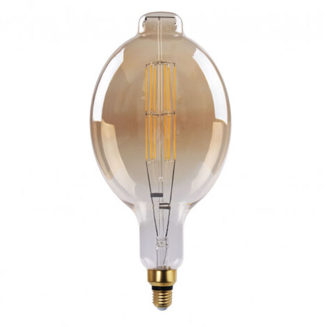 FABRILAMP Ampoule à filament Bohemia 27x12d 8w 640lm E27 Amber 3000k