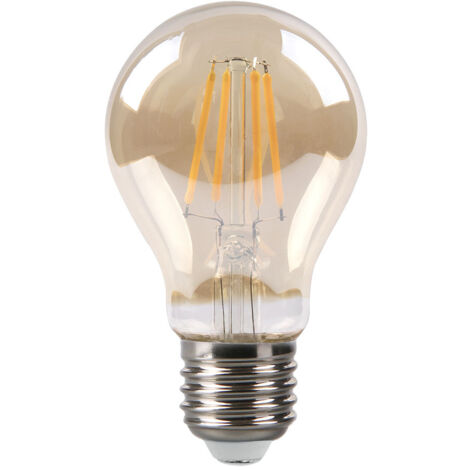 FABRILAMP Ampoule à filament standard 10x6d 8w 750lm E27 Amber 2700k