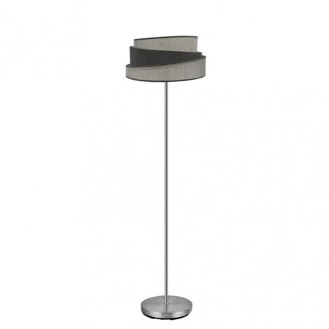 FABRILAMP Boden de Wohnzimmer Modell HARA 1 Licht Nickel Farbe