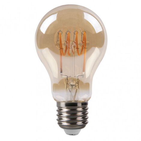 FABRILAMP Bombilla Filamen.spiral Horiz.standar 10x6d 4w 250lm E27 Ambar 2200k