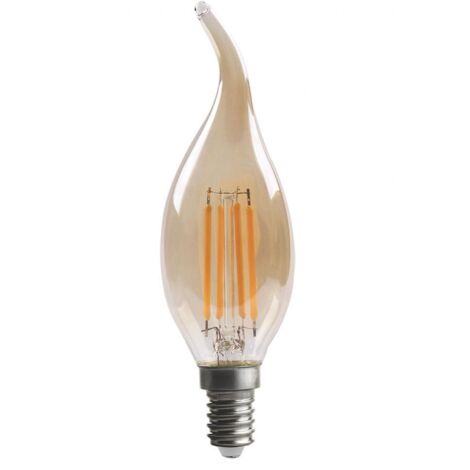 FABRILAMP Bombilla Filamento Bohemia 11,5x3,5d 4w E14 Ambar 380lm 2700k