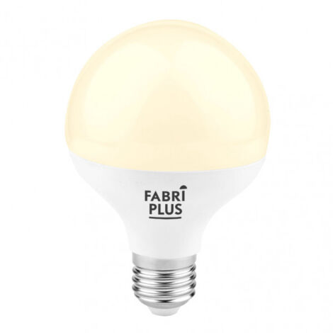 FABRILAMP Bombilla Globo 15w 3000k Fabriplus E27 1250lm 14,5x9x9 Cm
