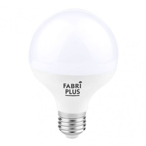 FABRILAMP Bombilla Globo 15w 6000k Fabriplus E27 1250lm 14,5x9x9 Cm
