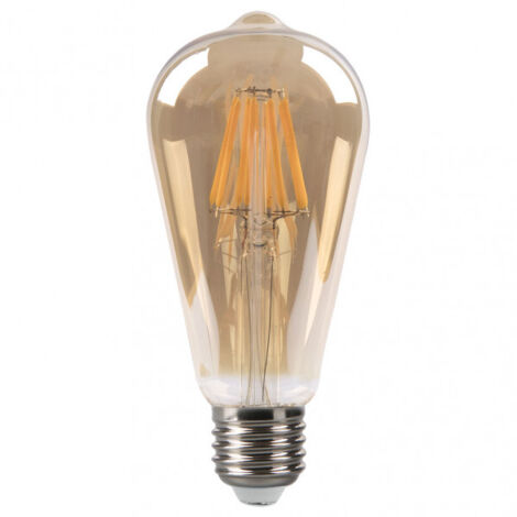 FABRILAMP Bombilla LED PEBETERO decorativa estilo clásico. 8W 750lm 2700K 30.000 horas Amabar