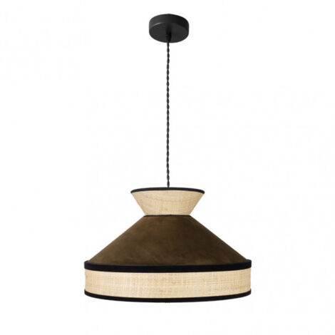 FABRILAMP BROWN Anhänger mit schwarzem Rand Fabrizio Modell