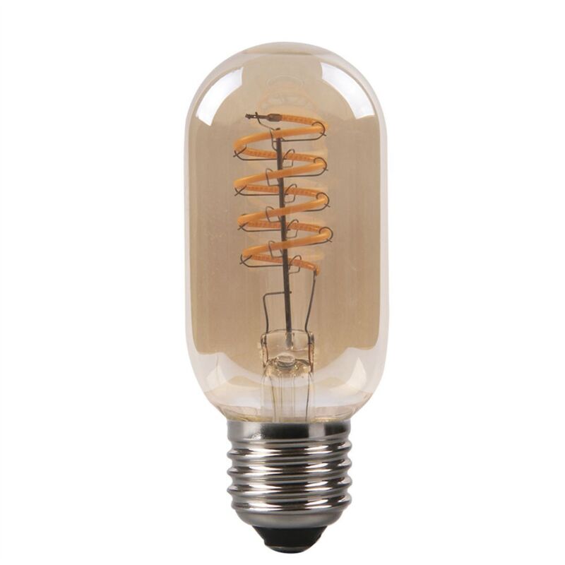 Fabrilamp - Bulb Filam.spiral Vert.tubular 11x4,5d 4w E27 250lm Amber 2200k Fabrilamp - Bulb Filam.spiral Vert.tubular 11x4,5d 4w E27 250lm Amber 2200k