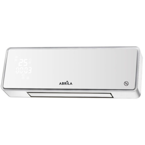 FABRILAMP Ceramic Split Ceramic Winter 2000W White Glass 2W 3functions PTC DeRemote Sec.Timer 18,7x53,8x12,3cm Remote control included Timer Display Led