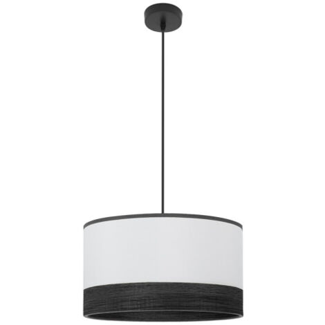 FABRILAMP Ciondolo Olga 1xe27 Nero/bianco-nero-mad.black Regx40x40 Cm