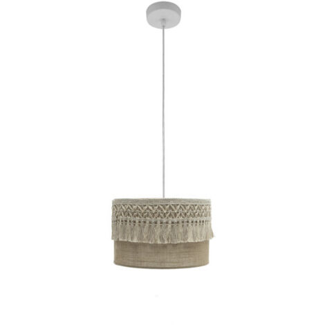 FABRILAMP  Colgante De La Serie Ekaterina Estilo Rustico Acabado Beige De