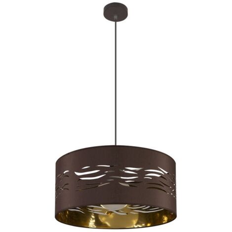 FABRILAMP Colgante Niebla 1xE27 marrón marrón Oro 40D