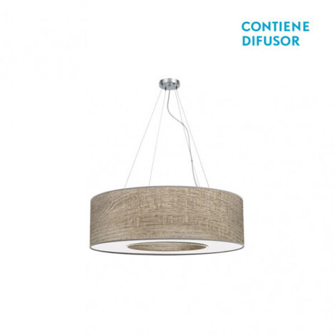 FABRILAMP Colgante realizado en Cromo Pequeño modelo Haiti 4luces