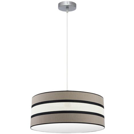 FABRILAMP Colgante regulable modelo Karla 2xE27 Topo/beis