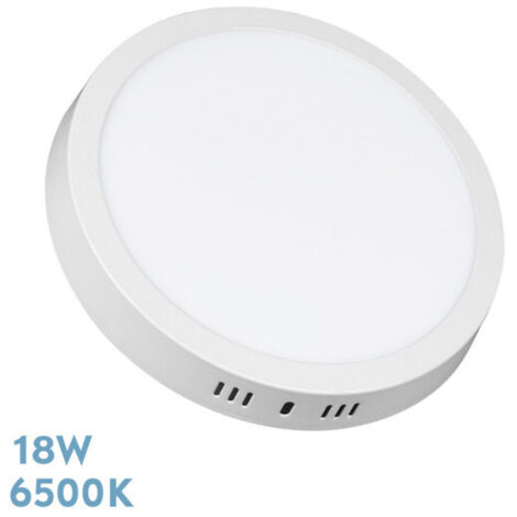FABRILAMP Downlight LED Thulita Surface 18w 6500k White 1440lm 2,8x21x21 Cm