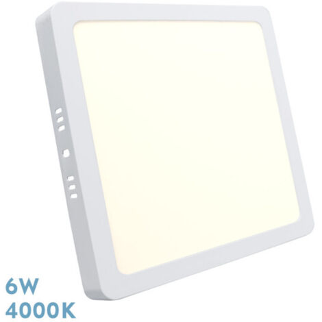 FABRILAMP Downlight Oberfläche Quadratisch Selenit 6w 4000k White 540 Lm 2,8x12x12 Cm