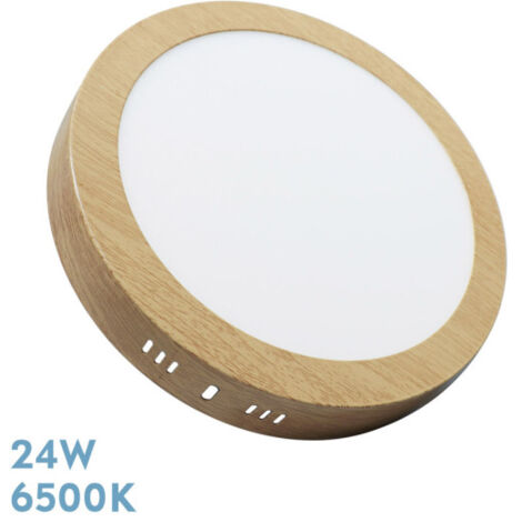 FABRILAMP Downlight Superf. Thulita 24w 6500k Beech 2160lm 2,8x28,5x28,5 Cm