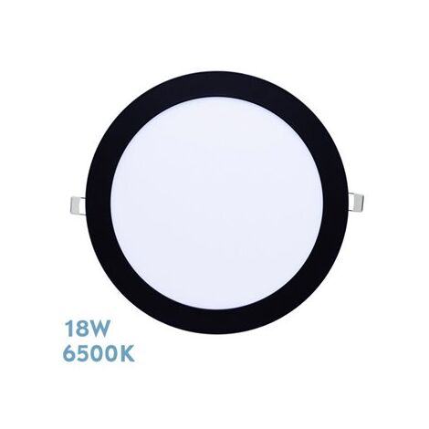 FABRILAMP Downlight Tanzanita 18w 6500k Negro 1620lm 2x21,8x21,8 Cm Corte 20,5d