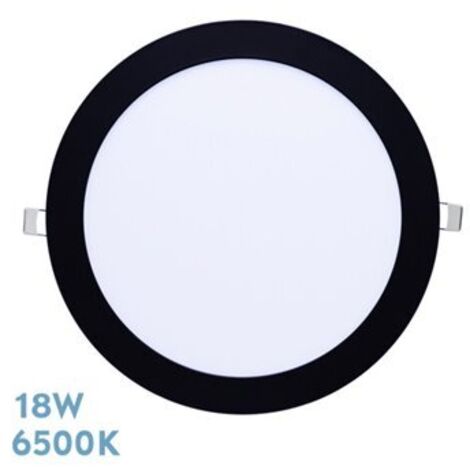 FABRILAMP Downlight Tanzanita 18w 6500k Negro 1620lm 2x21,8x21,8 Cm Corte 20,5d