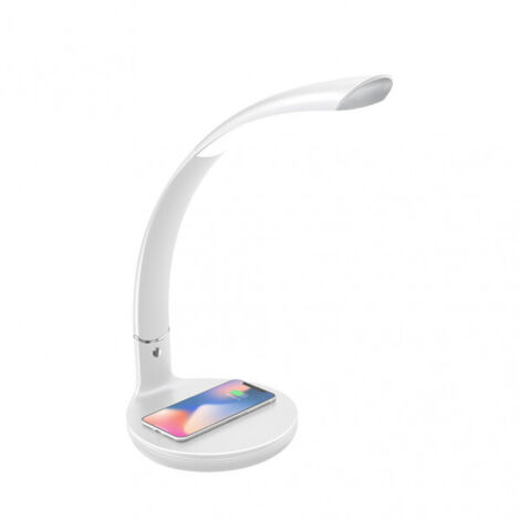 FABRILAMP Flexo Alabastro 7w 560lm 3500-6500k Blanco 44x16x27 Cm Carg.mov.inalamb.5 Colores X 3 Intensid. Regulable