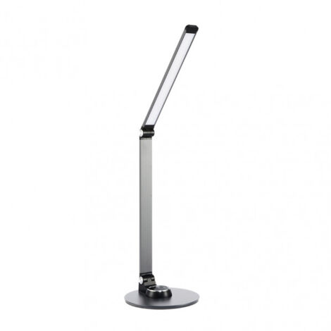 FABRILAMP Flexo Baritone 8w 3000-4000-6500k Argento 54x16,5x29cm 600lm Intensità dimmerabile, tattile e pieghevole