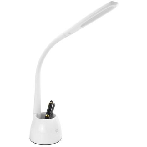 FABRILAMP Flexo Cobain White 8w 595lm 5000k Reg.inten.tacti L Portautensili flessibile orientabile 40x11,5x22,5 Cm