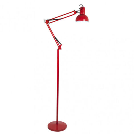 FABRILAMP Flexo De Pie Articulable Rutilo 1xe27 Red 180x28x28 Cm