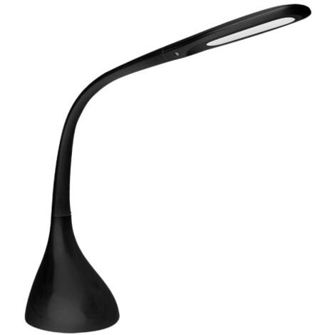FABRILAMP Flexo Rilke Schwarz 8w 595lm 5000k Reg.intens.tactil Flexibel Orientierbar 45x13,5x33 Cm