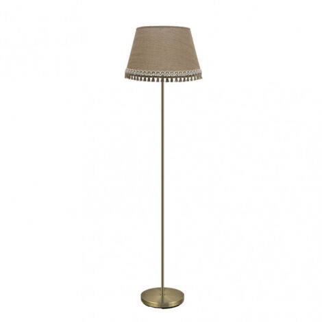 FABRILAMP Fuß ADA Leder Lounge Stuhl mit Lampenschirm arena