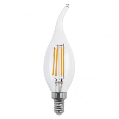 FABRILAMP Glühbirne Glühfaden Bohemia 11,5x3,5d 4w E14 Klar 450lm 2700k