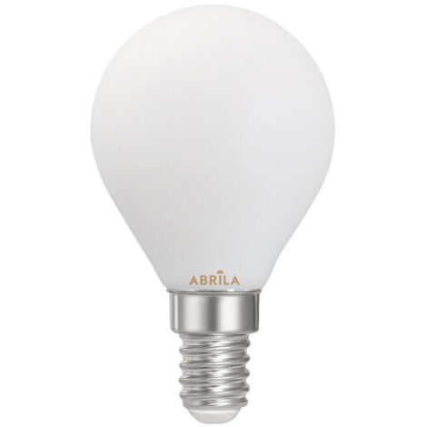 FABRILAMP Glühbirne LED de Opal-Kugelfaden Abrila E14 (4 W 3000 K 360 lm) Ø4,5 x 7,8 cm