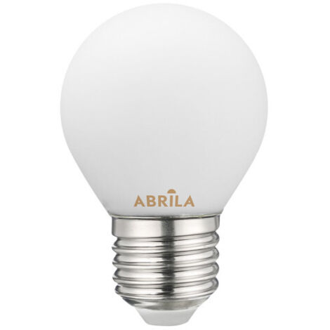 FABRILAMP Glühbirne LED de Opal-Kugelfaden Abrila E27 (4 W 3000 K 360 lm) Ø4,5 x 7,2 cm