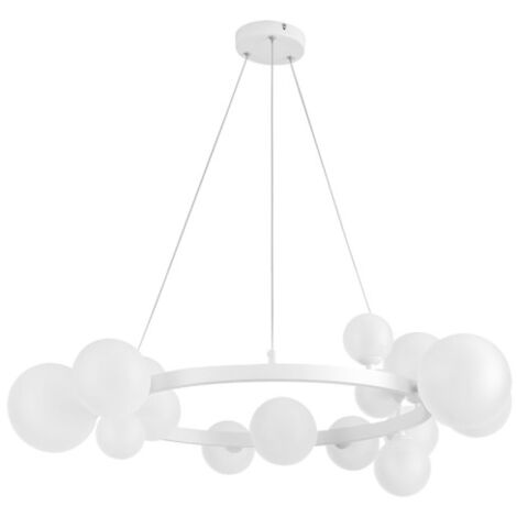 FABRILAMP Hängeleuchte de Deckenleuchte Lozolla 15xg9 Weiß 73d