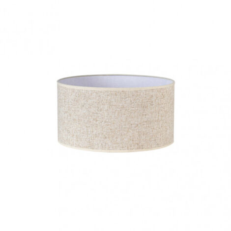 FABRILAMP - Happy E27 Abat-jour cylindrique Lin beige 35dx35dx20h - FAB 176333515