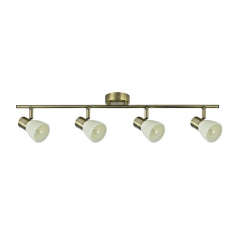 FABRILAMP  Iluminacion Para Baño Al Mejor Precio Regleta Cholo Cuero 4 Focos