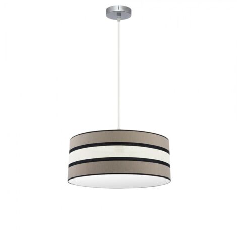 FABRILAMP Karla lampada a sospensione dimmerabile 2xE27 Taupe/beige
