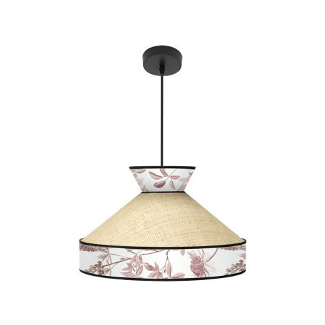FABRILAMP Konstantinopel Deckenhängeleuchte Beige/Rot 40d