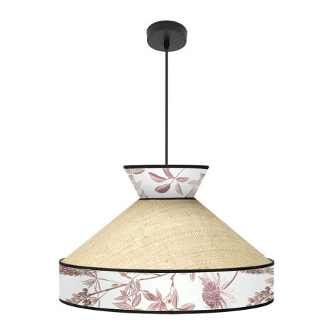 FABRILAMP Lampada a sospensione Constantinople beige/rosso 50d