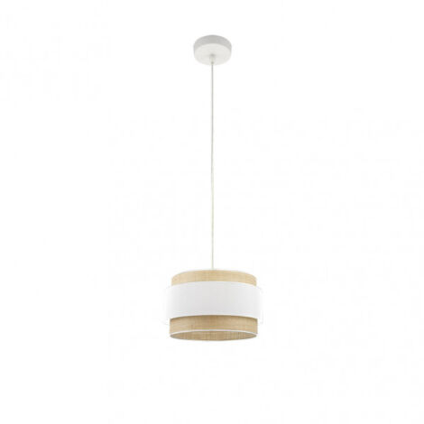 FABRILAMP Lampada a sospensione orientabile modello Kandy 1 luce Bianco/naturale