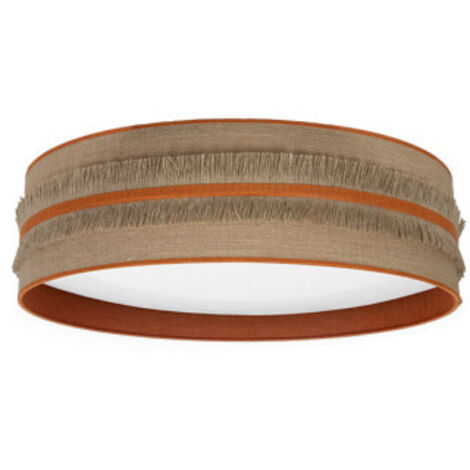 FABRILAMP Lampada da soffitto 72w Natalia Saco-arancione 5616lm 3000k,4000k,6500k 13x50x50 Cm