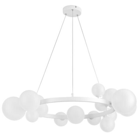 FABRILAMP Lampara de techo colgante Lozolla 15xg9 Blanca 73d