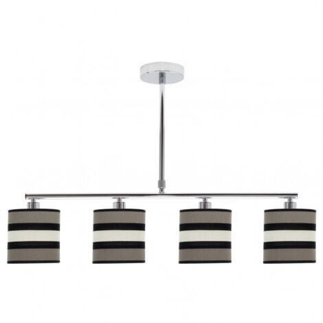 FABRILAMP Lampara lineal KARLA topo-beis 4 luces Regulable
