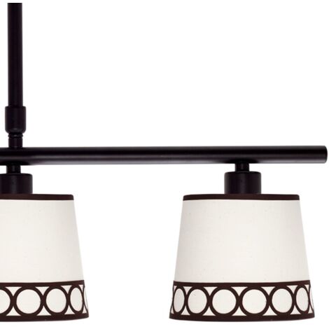FABRILAMP  Lampara Modelo Dalia 3xe14 Acabado Beis/marron De