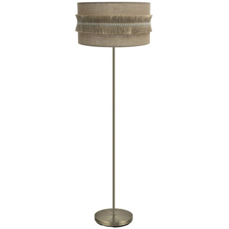 FABRILAMP  Lampara Pie Salon Modelo Kala Acabado Cuero De