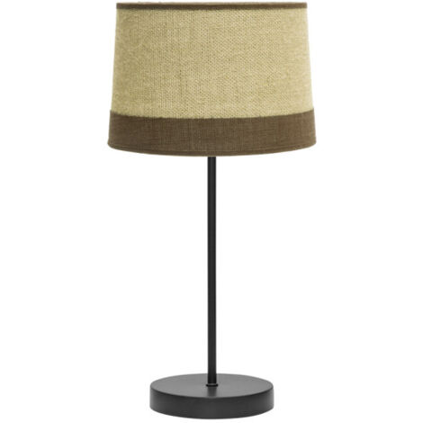 FABRILAMP Lampe à poser de Modèle Tietar en finition Saco/brown
