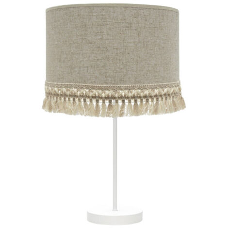 FABRILAMP Lampe à poser modèle VERA FINISHED Blanc/beige