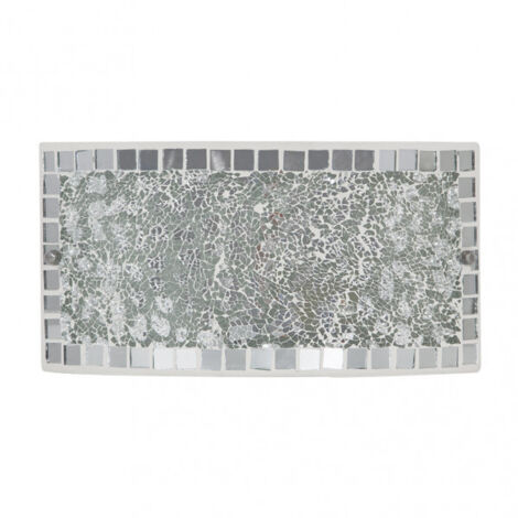 FABRILAMP MOSAICO Lampada da parete rettangolare cromata Modello Tenore