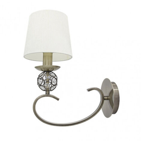 FABRILAMP Ordoñez Wandleuchte beige Schirm
