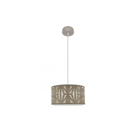 FABRILAMP Paralume a sospensione grigio Katerina 1luz xe27