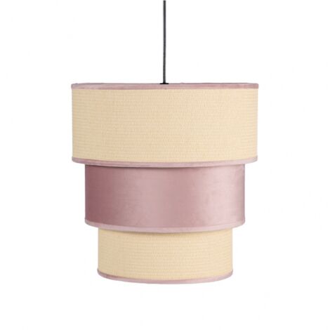 FABRILAMP Pendelleuchte 3 Lampenschirme Pike E27 Rosa 37d