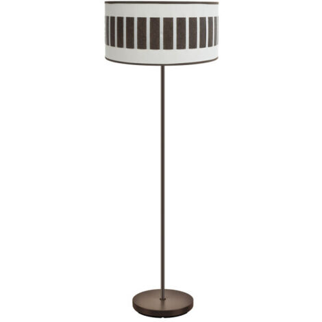 FABRILAMP Pie Salon Ivanna 1xe27 Marron/Blanco-oxido 163x40x40 Cm