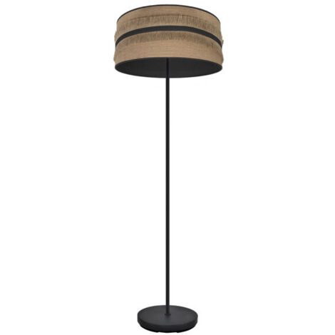 FABRILAMP Pie Salon Natalia 1xe27 Negro/saco-negro 164x40x40 Cm